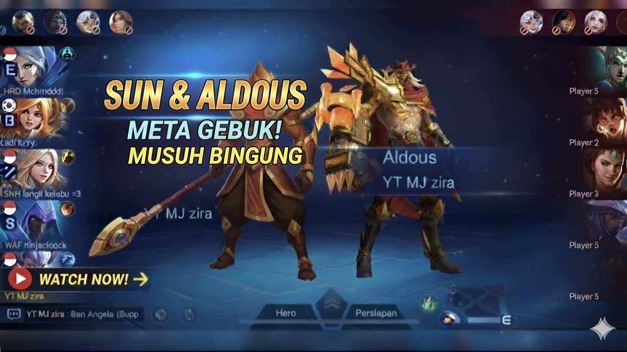 Rahasia Winstreak: Combo Sun Aldous, Musuh Bingung Mau Jagain Lane Mana!