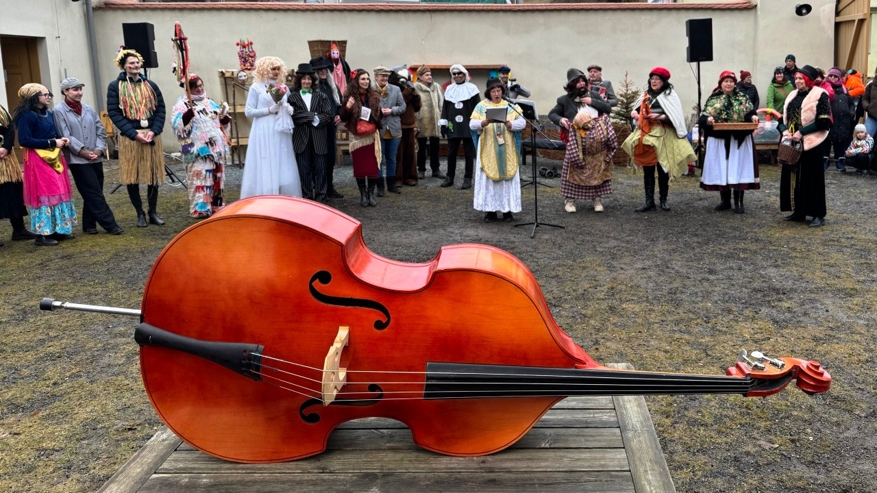 Masopust na Šmeralově statku v Třebíči – Okřešánek