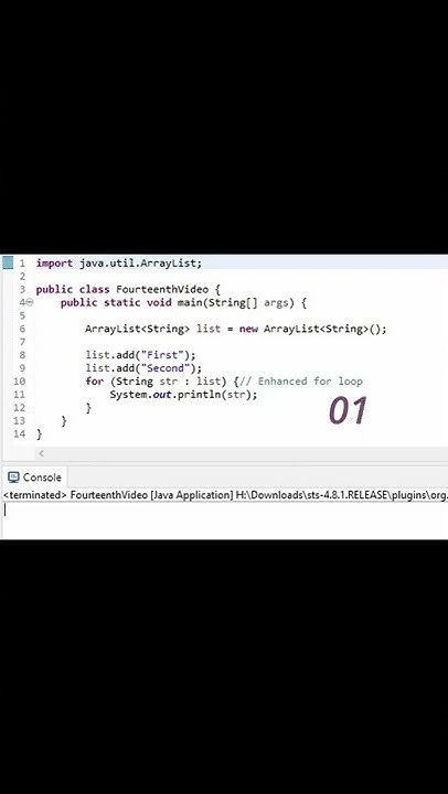 Enhanced for loop - java - YouTube