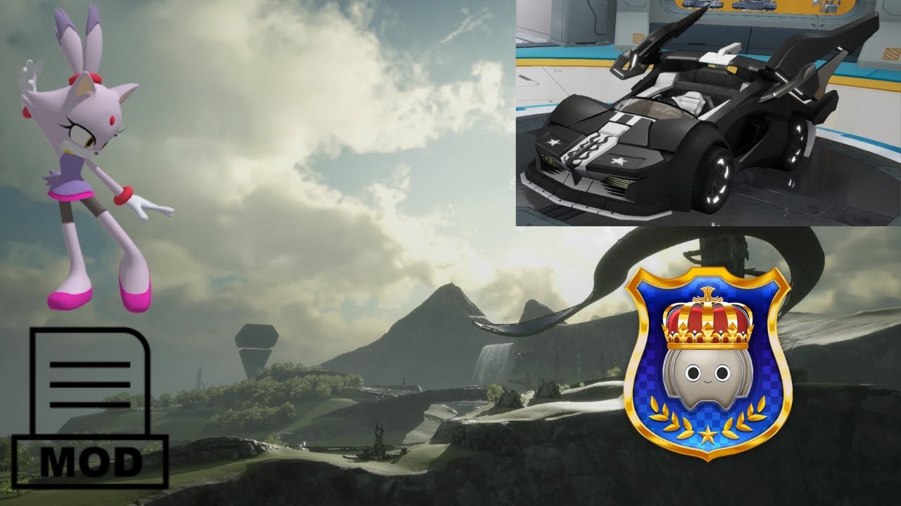 Sonic Racing Crossworlds: Secret Grand Prix Blaze Playthrough. (Swimwear Mod)