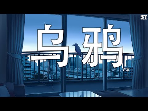 乌鸦 - 许嵩 『当我又飞到这里，俯瞰着模糊山顶』【動態歌詞Lyrics】