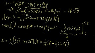 Line integral in 3D | Vector Calculus | LetThereBeMath |