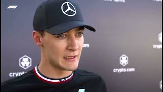 F1 2022 George Russell Post Qualifying Interview Austrian GP Update