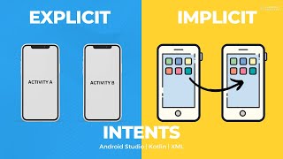 Intents in Android Studio using Kotlin | Explicit Intent and Implicit Intent with Examples screenshot 4