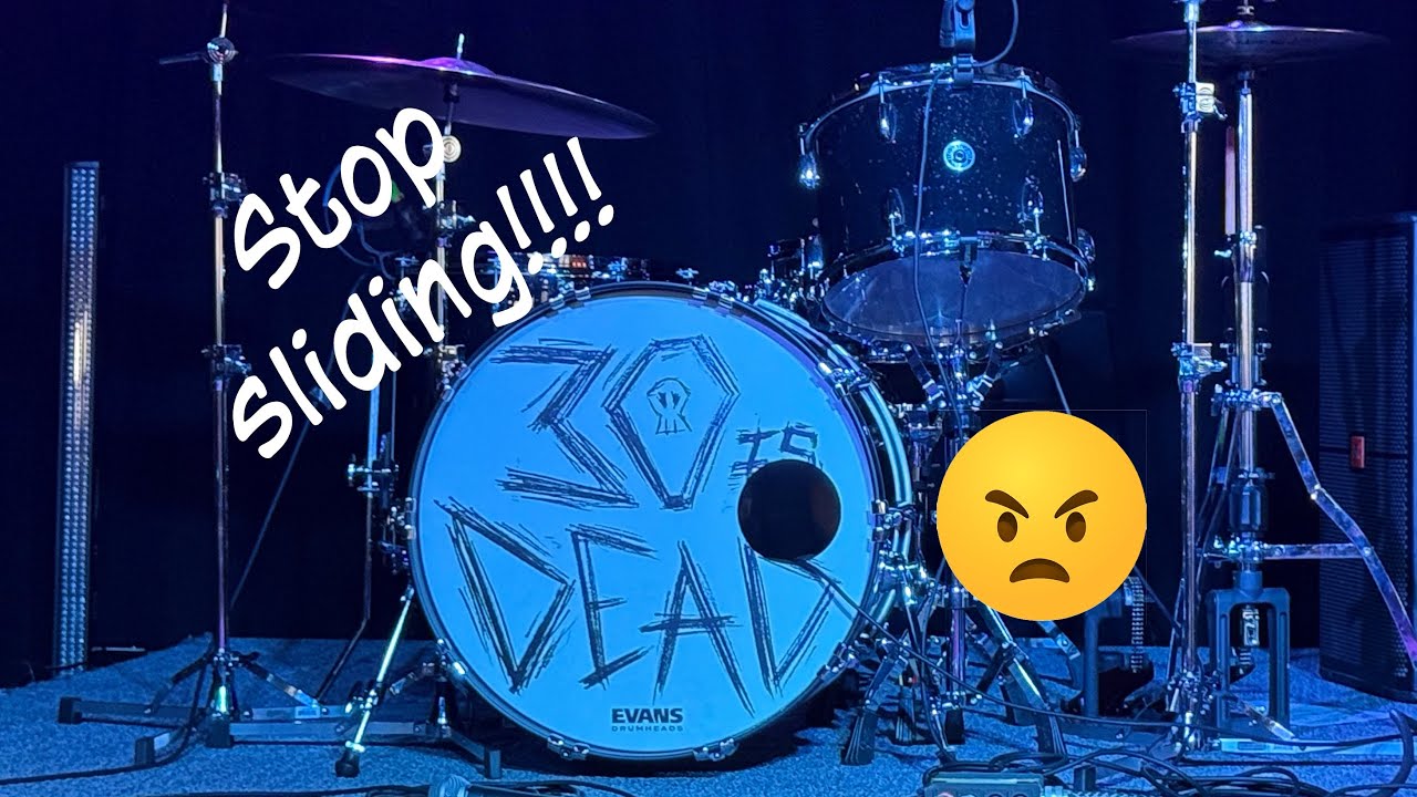 How to stop your bass drum from sliding