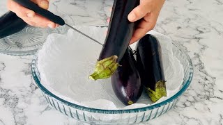 🔊Incredibly tasty aubergine recipe❗How to make❓The perfect way to cooking eggplant👌