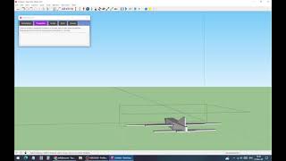 Test Live first time SketchUp MSPhysics For Fun how to make airplane