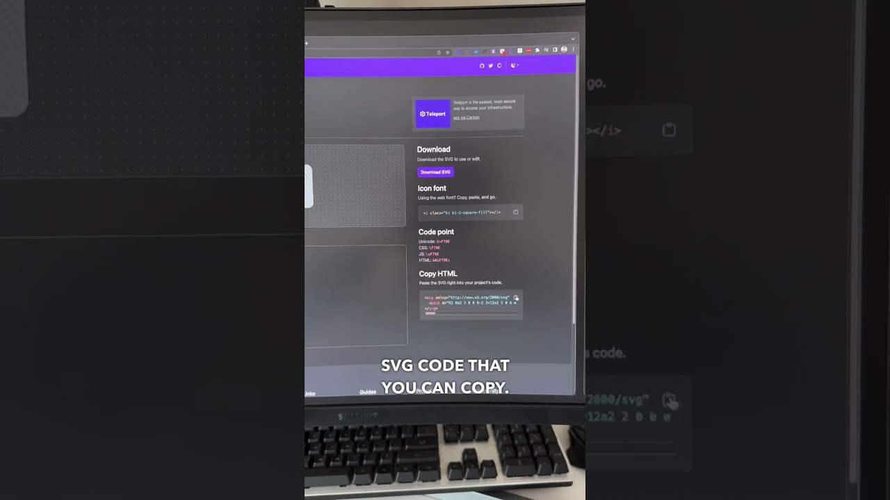 Change SVG icon colors natively in 
