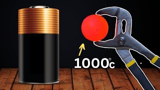 1000 degrees Red Hot Copper Ball Vs Battery
