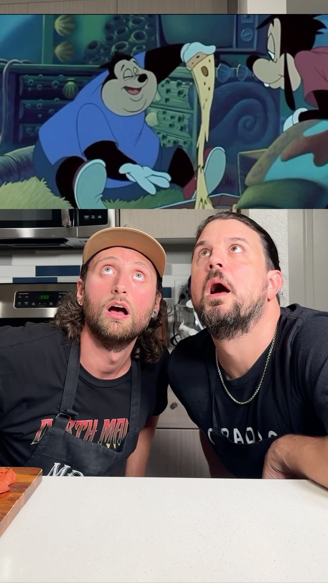 Goofy Movie Pizza ? w/ @PizzofArt #shorts