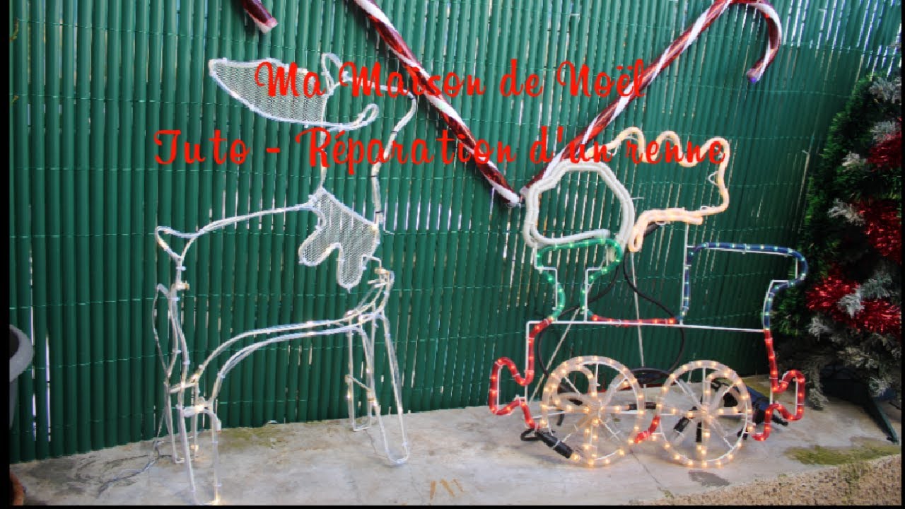 Ma Maison de Noël - Tuto - Réparation d'un renne