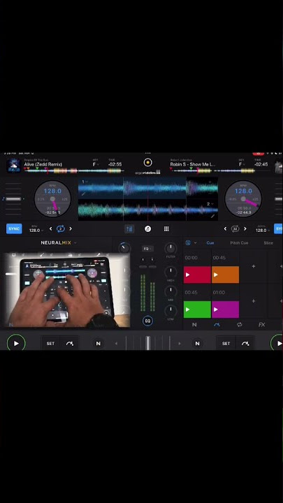 IPAD DJ MIX ROUTINE(Algoriddim) #shorts #djshorts