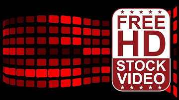 Free Stock Videos – abstract animated red rectangles appearing in curved lines and disappear