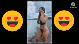 Brazil Bikini wexing / bikini walking video Brazilian beach walking tour / bikini sexy girl video