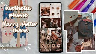 how to make your phone aesthetic ✨️ Harry Potter theme 🤎 screenshot 2