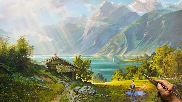 Mountain painting "Remembering the Past" Artist - ...