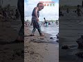 kids playing @sea
