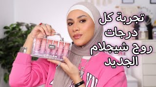 جربت كل درجات روج شيجلام الجديد ، خطيييير 😍😍 | SHEGLAM MIRROR KISS HIGH SHINE LIPSTICK