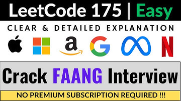 🔥 LEETCODE IS BACK!! Leetcode 175 - Cracking FAANG Python Interviews | Everyday Data Science
