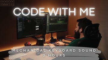 Code / Study With Me - 2 HOURS - Raw Mechanical Keyboard Sound | ASMR - 4K