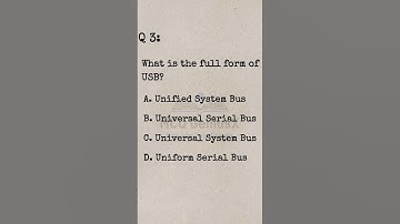 Computer MCQ Quiz | Computer multiple choice questions #quiz #computer #shorts