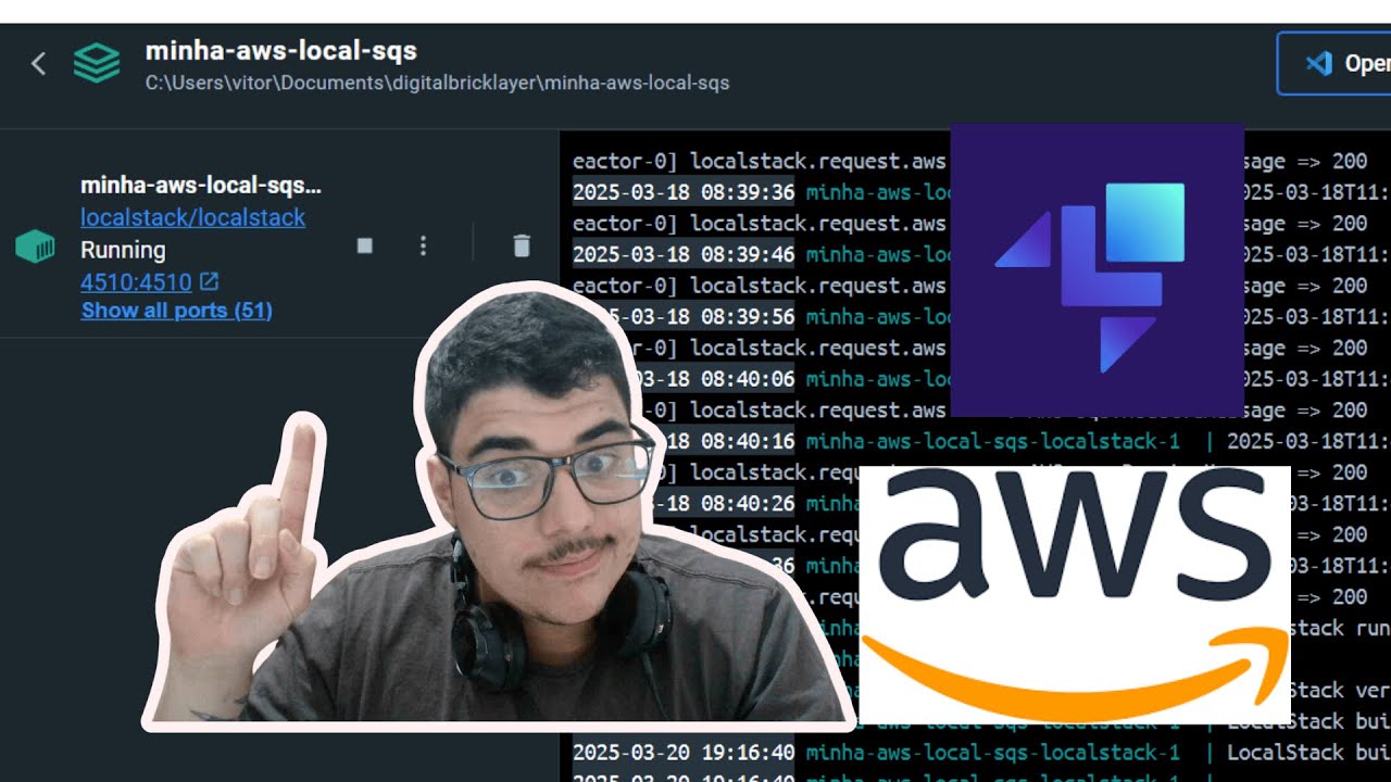 Minha AWS LOCAL - Localstack + PROJETO JAVA + SPRING + SQS - YouTube