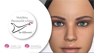 How to change color Avatar Eyes in CLO3D