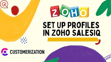 Zoho Sales IQ training | How to Set Up or Modify Profile in Zoho SalesIQ | SalesIQ Zoho CRM