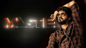 MASTER-TITLE INTRO ANIMATION || VIJAY || FAN MADE || BLENDER FILE IN DESCRIPTION