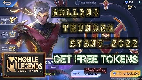 Rolling Thunder Event 2022 | HERO Chou Skin | Free Tokens | Mobile Legends
