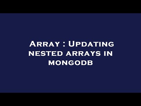 Array : Updating