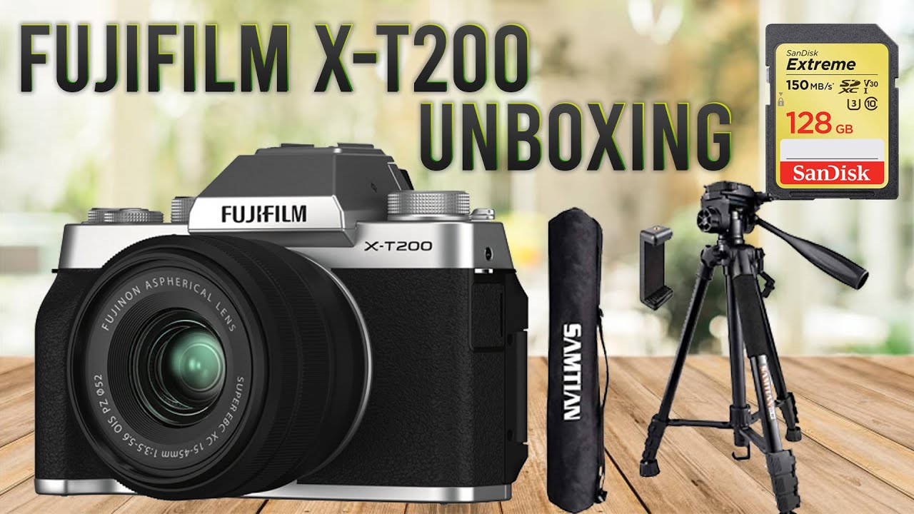 Fujifilm XT200 Mirrorless Camera Unboxing & Initial Impression with