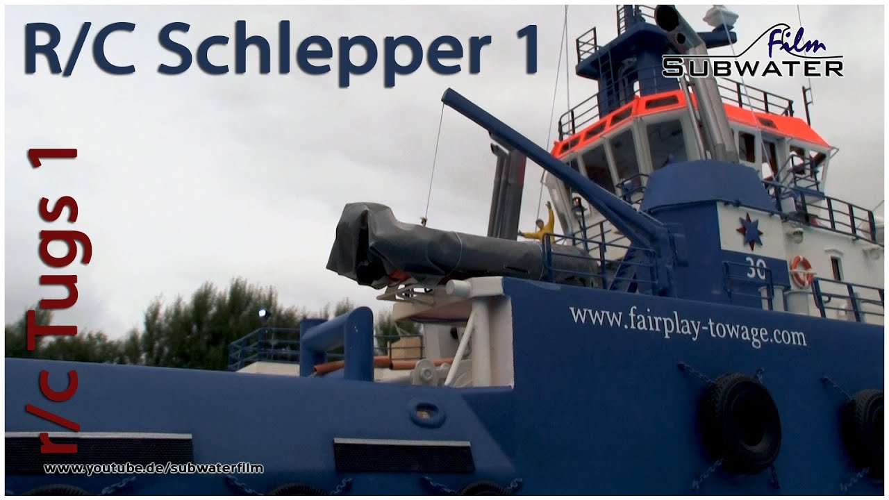 R/C Schlepper schleppen / r/c tugs are tugging - Aukrug 2013