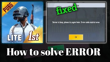 How to solve Restrict area problem in pubg lite and pubg mobile || 100%working trick ||Tech Gamer