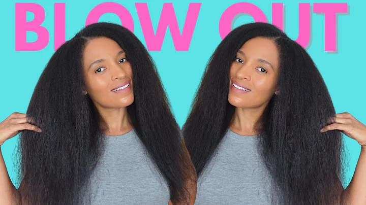 The BEST Blow Out Routine Type 4 Natural Hair