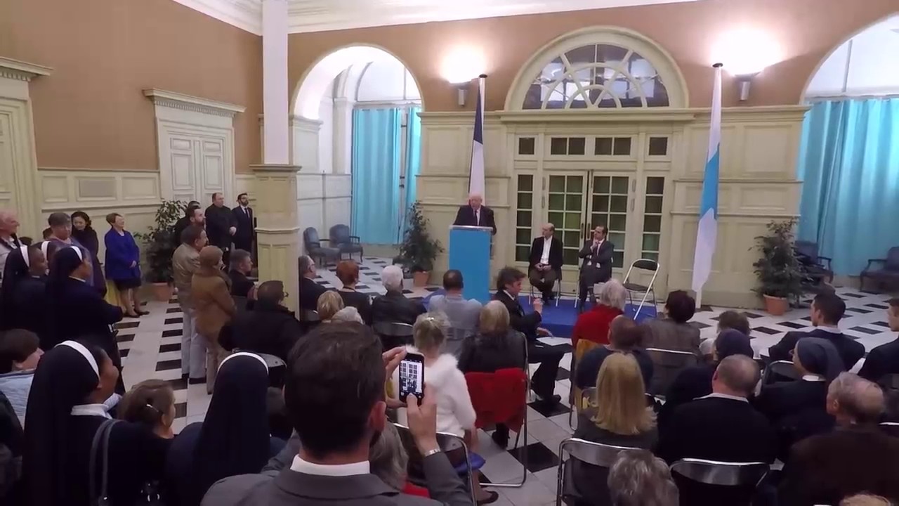 GIANADDA - Remise de distinction CHEVALIER DANS L'ORDRE NATIONAL DU MÉRITE à Mairie de MARSEILLE