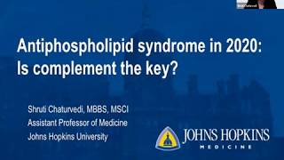 Antiphospholipid syndrome in 2020: Is complement the key?