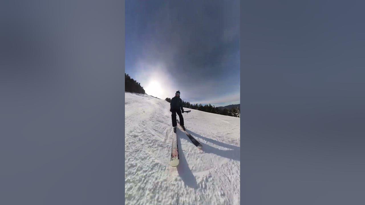 First ski run at Sunday River opening day!! YouTube