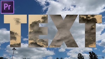 Adobe Premiere Pro CC Tutorial: Inverted Text Effect How to