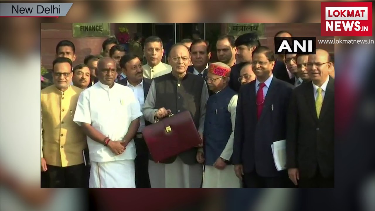 Union Budget 2018 Live Streaming  : अपनी पोटली लेकर संसद पहुंचे अरुण जेटली