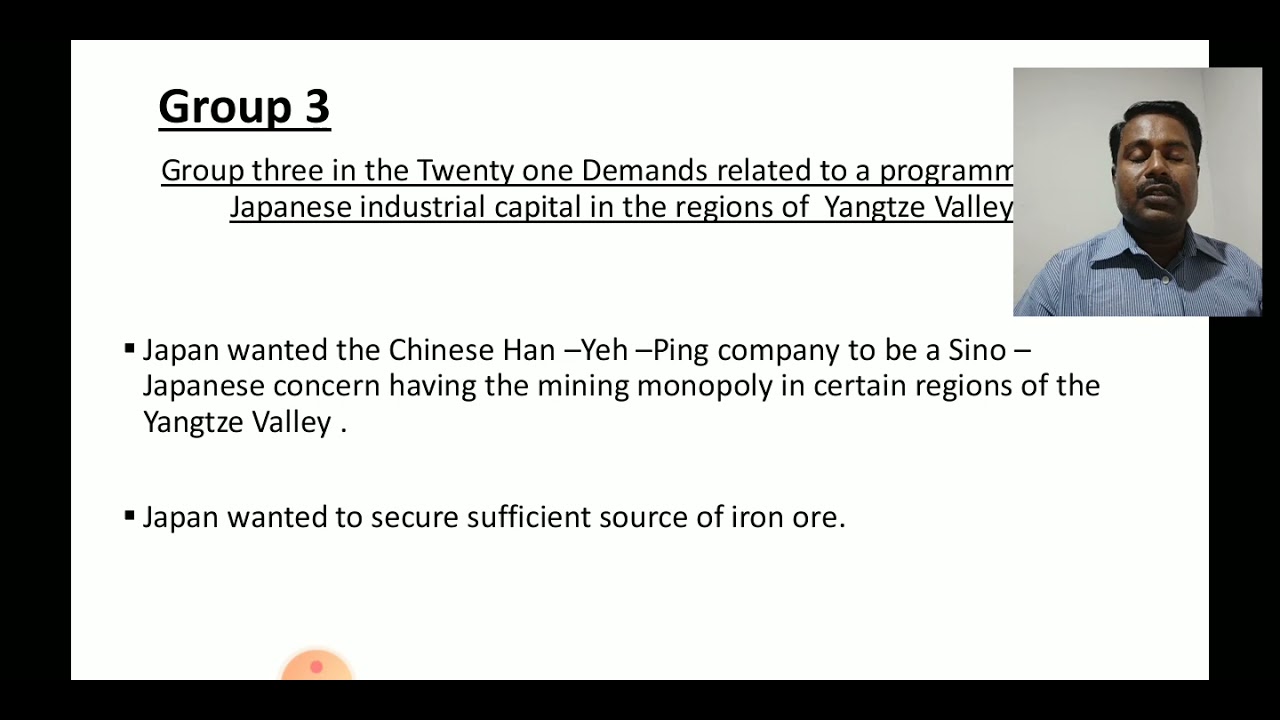 TWENTY ONE DEMANDS OF JAPAN