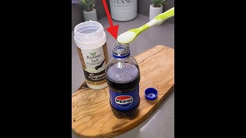 Salt and Pepsi make the BEST cleaning solution, here