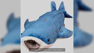 50/100CM New Cartoon Blue Shark Stuffed Plush Toys Big Fish Whale Baby Soft Animal Pillow Dolls Chil screenshot 5