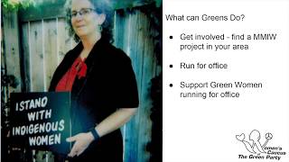 Acknowledging the MMIW Crisis on International Women's Day - a Green Woman's Statement