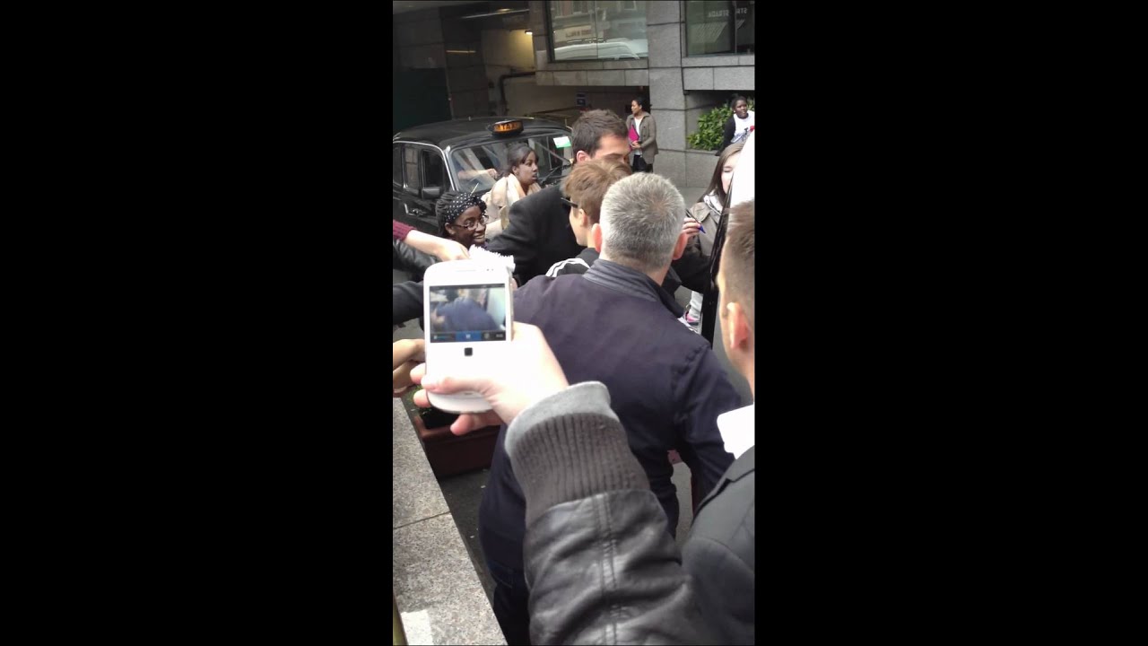 Justin Bieber leaving his Hotel in London on April 26th