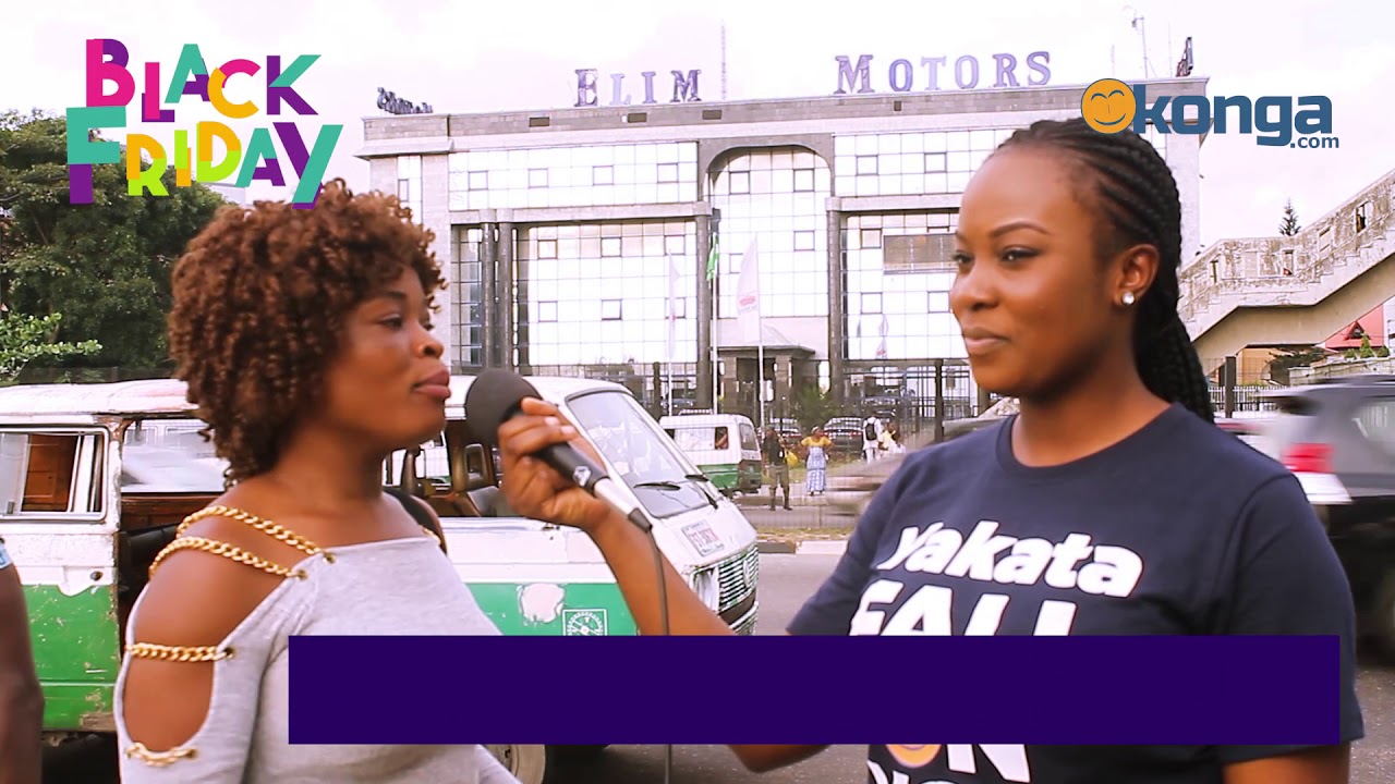 Konga Black Friday Yakata 2017 Vox Pop YouTube