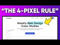 The golden rule of web design