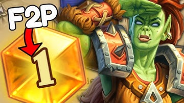 The Start of Free 2 Play to Legend in Hearthstone