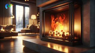 Enchanting #Winter Retreat 4K | #Fireside Frost Magic to #Warm Your Soul #asmr #fireplace