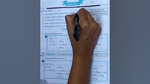 #STD-3#MATHS#CHAPTER-12 MEASUREMENT OF WEIGHT#EXERCISE-1